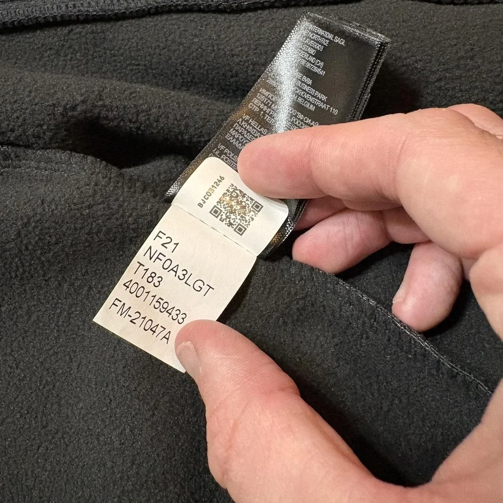 The North Face Windwall Jacket Mens 3XL Black Softshell Full Zip NF0A3LGT Gorp